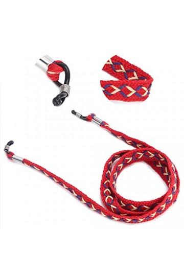 INSTITIZER Chaîne De Lunettes Tricotée Exquise, élégante, Portable, Lanière De Lunettes De Soleil, Accessoire De Mode, Chaîne