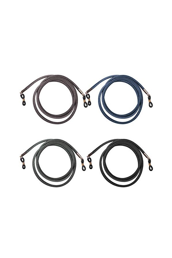 dPois 4Pcs / 6Pcs Corde Chaîne Attache pour Lunettes Chaîne de Lunettes Sangle Porte-Lunettes Accessoires Lunettes Décoration