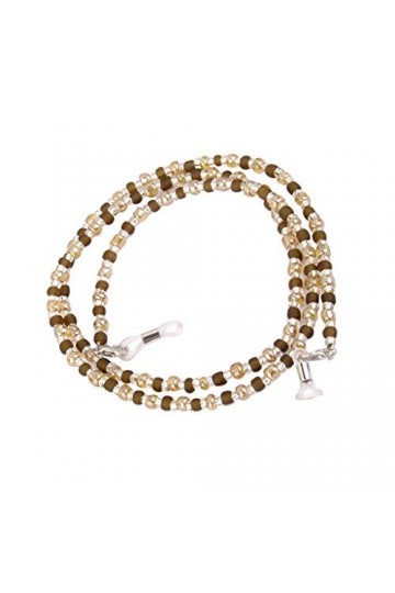 Porte-lunettes décoratif pour femme - Marron - Taille unique