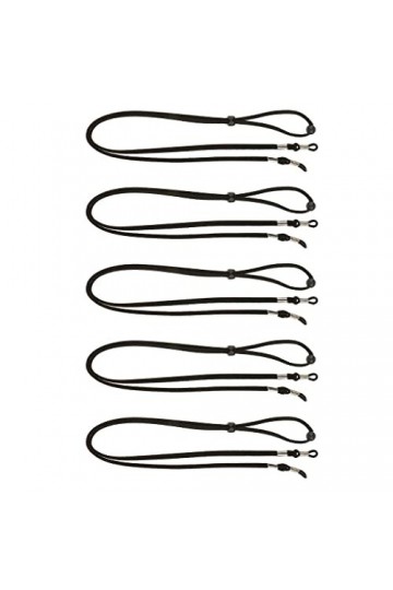 MagiDeal 5pcs Cordons à Lunettes en Velours Réglable Collier Corde à Lunettes de Soleil de Lecture - Support Lunettes Antidér