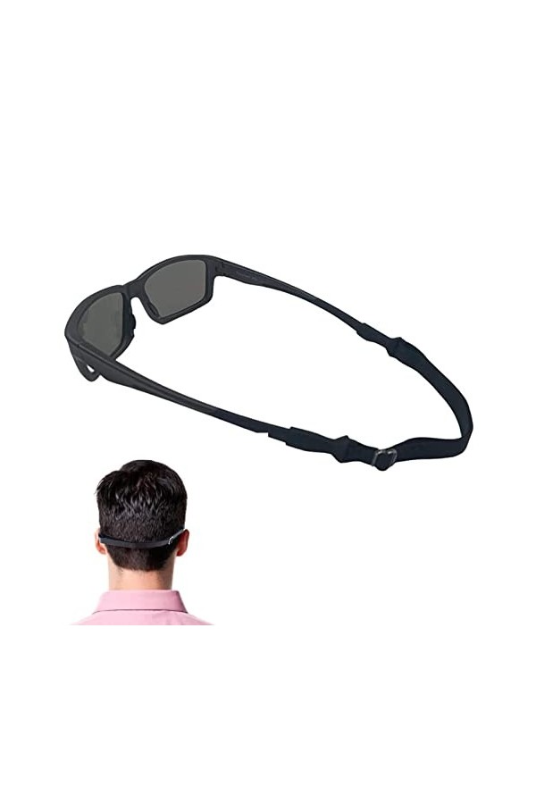 Dirfuny Sangles porte-lunettes - Longe antidérapante pour soleil - Sangle câble lunettes pour hommes et femmes soleil sport p