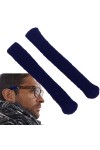 Dificato Coussinets doreille en tricot pour lunettes – Manchons de branches de lunettes – Manchons pour lunettes – Grip dor