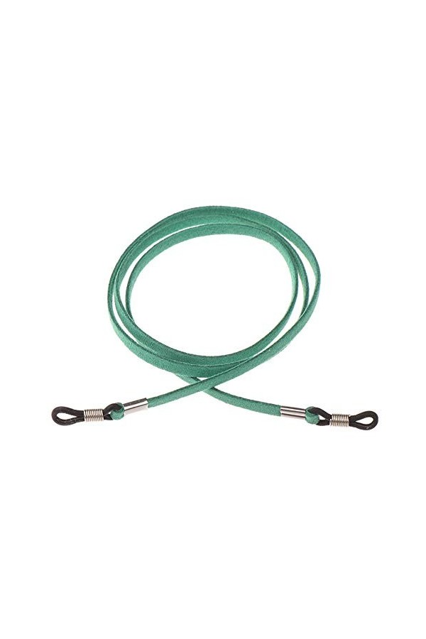 Support de sangle de lunettes classique en cuir synthétique antidérapant pour lunettes, Noir , taille unique