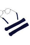 manchas Coussinets doreille pour lunettes - manchons lunettes à tricoter - bras élastiques pour lunettes antidérapants, cous