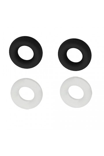 OSALADI 10 Paires Lunettes Anti-dérapantes Rondes Doreille En Silicone Embouts De Branches De Lunettes Porte-lunettes Antidé