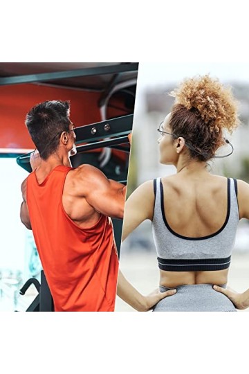 TIESOME Lot de 4 sangles de lunettes réglables antidérapantes pour homme, femme, enfant, Black