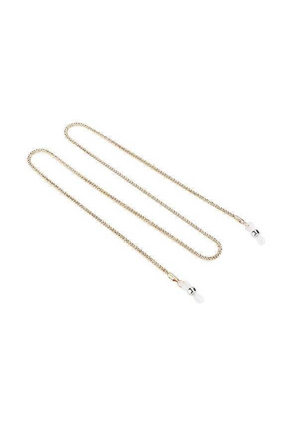 AMONIDA Chaîne de Lunettes Antidérapante, Chaîne de Lunettes de Lecture pour Lunettes de Soleil, Alliage de Chaîne de Lunette