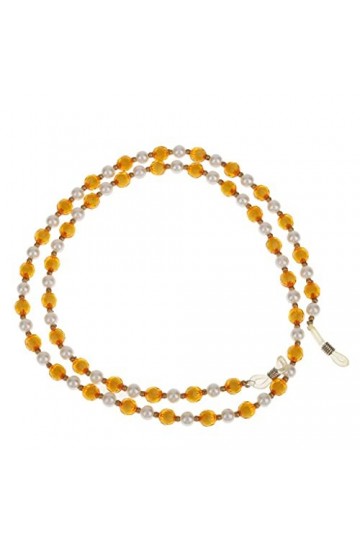 Lanière résistante pour lunettes de lecture et lunettes de soleil - Orange - Taille unique