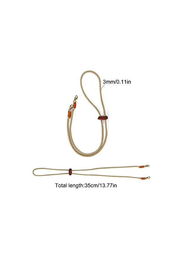 Teegxddy 2Pcs Cordon Lunettes Corde à Lunettes, Réglable Universel Attaches Lunettes Sangles Femmes Hommes Lunettes Cou Cordo