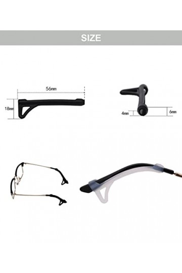 4 Paires De Porte-Masques Antidérapants, Porte-Masques Antidérapants Interchangeables, Porte-Masques Lunettes De Soleil Boucl