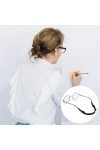 Amaxiu Corde de Retenue de Lunettes Antidérapante sans Queue, 4 Pièces Sangles de Lunettes Réglables Sangle de Lunettes de So