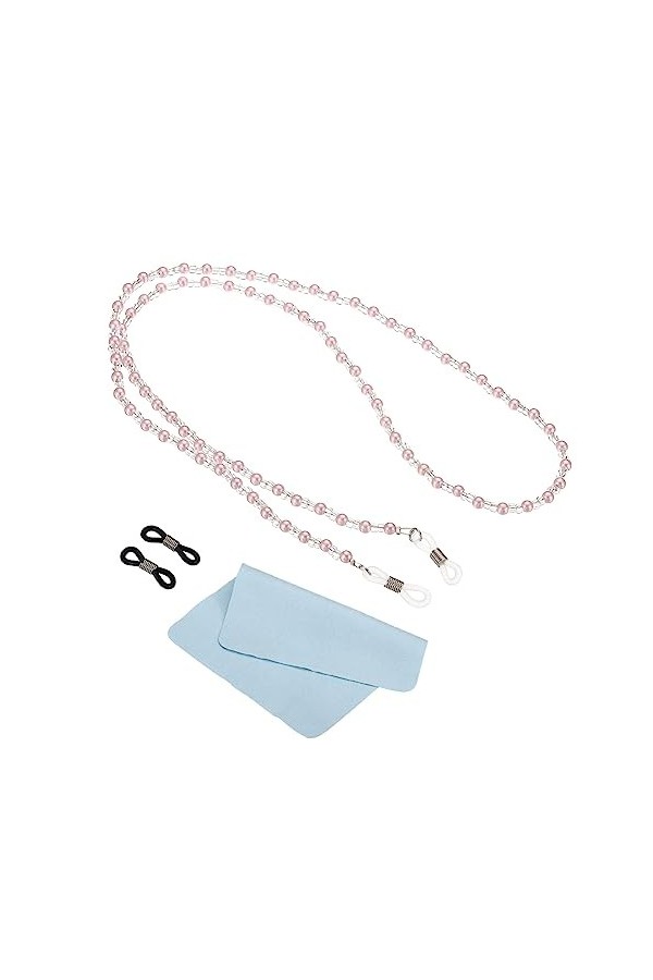 PATIKIL Lunettes Chaînes pour Femmes, Élégantes Lunettes Chaîne Lunettes Soleil Courroie Lunettes Perlées Corde Supports avec