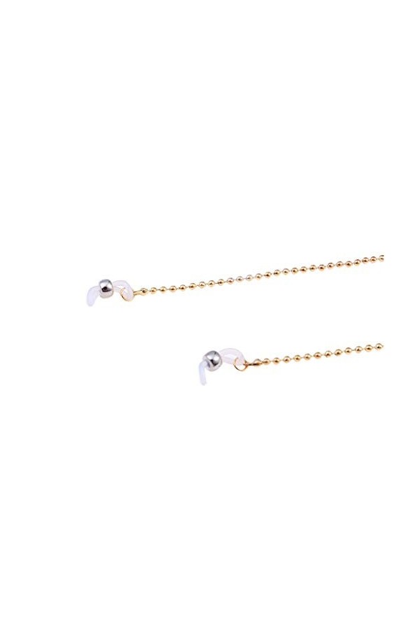 Générique Compatible with Machine Perles Pince Bijoux Femme Perle Pendentif Lunettes chaîne Lecture Lunettes chaîne Mode Lune