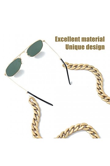 Aeun Chaîne de Lunettes, Sangle de Lunettes Décorative Largement Appliquée pour la Vie Quotidienne