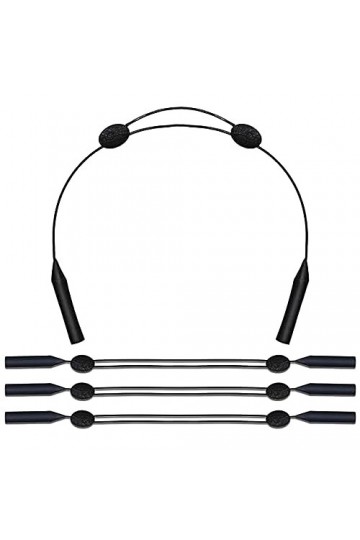 Pitimilarver Tour de cou sans queue sangle élastique réglable lunettes Retenue A , Voir image, B