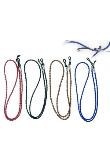 ZoeTekway Lot de 4 chaînes de lunettes en corde pour femme, collier de sangles de lunettes de lecture, chaîne de masque pour 