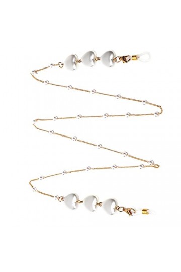 Cordon à lunettes, chaîne de lunettes Cordon à lunettes avec boucle en silicone et carabine pour les sorties scolaires, loisi