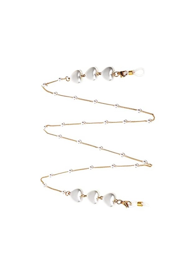 Cordon à lunettes, chaîne de lunettes Cordon à lunettes avec boucle en silicone et carabine pour les sorties scolaires, loisi