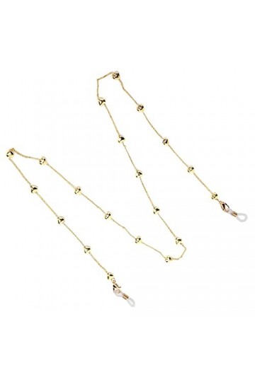 KUIDAMOS Chaîne de lunettes élégante avec surface lisse pour colliers avec chaînes pour lunettes