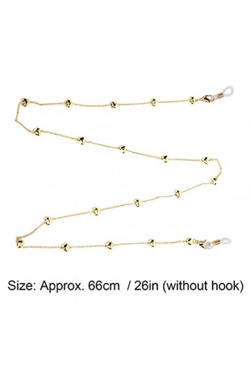 Eulbevoli Chaîne de Lunettes élégante, Branches de chaîne de Lunettes fermement Douces et légères à des Fins multifonctionnel