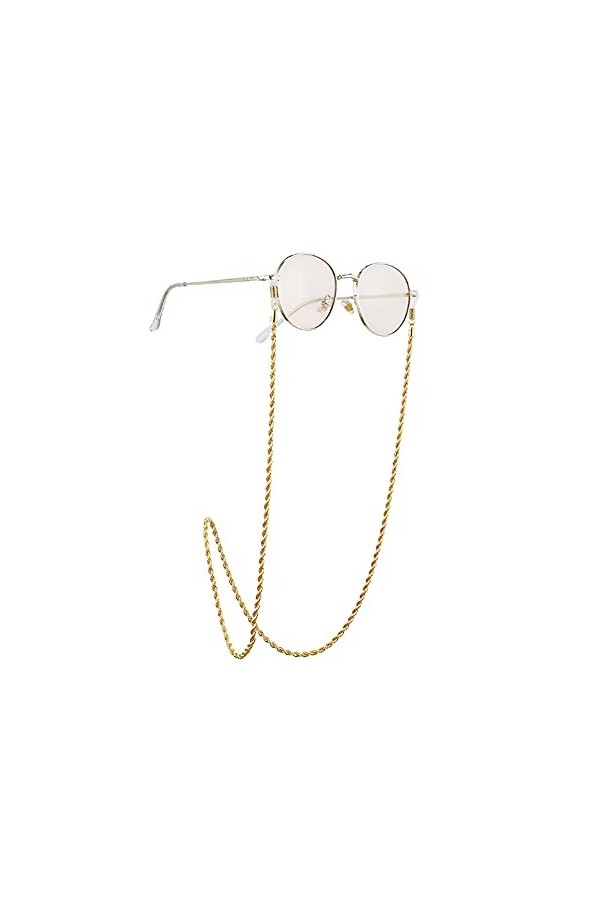 Chaîne de lunettes, porte-lunettes or brillant pour le bureau pour un usage domestique