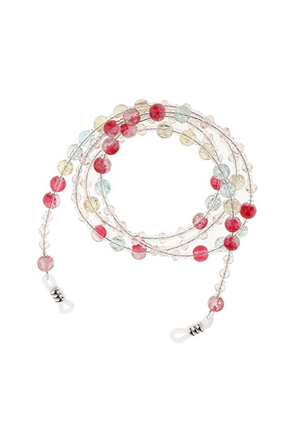Collier avec cordon pour lunettes de soleil - Rose