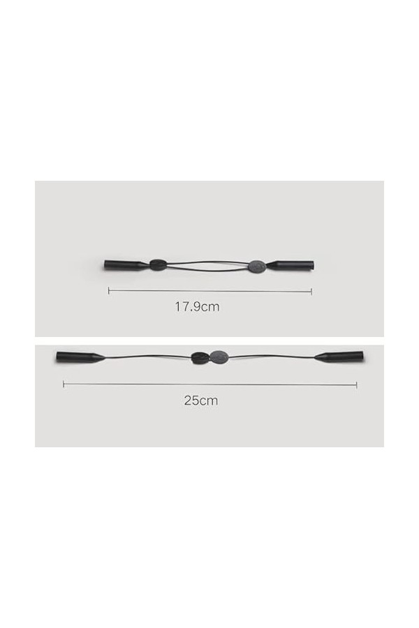 Cordon de fixation réglable pour lunettes de vue - 25 cm