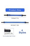 RUCUDIM Cordons à Lunettes Ajustable Flottant Sangles de Lunettes Réglables Universelles Cordon à Lunettes élastique pour Lun