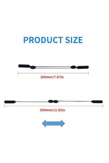 Cordon Lunette,Chaine Lunettes,2 Pièces Sangle de Lunettes,Retenue de Lunettes,Corde à Lunettes,Lunettes Chaine,Lunettes Fice