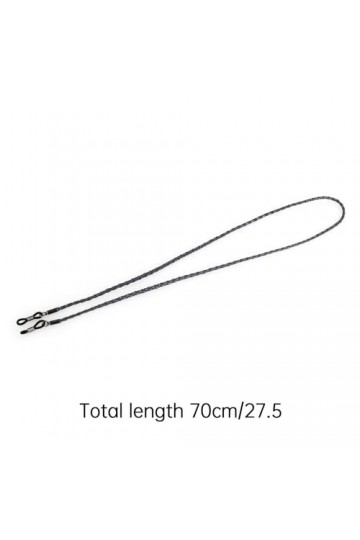 RUCUDIM Cordon Lunettes 4 Pièces 70 cm Cordon Lunette, Cuir PU Chaine pour Lunette, Universels Chaîne Lunettes de Soleil pour