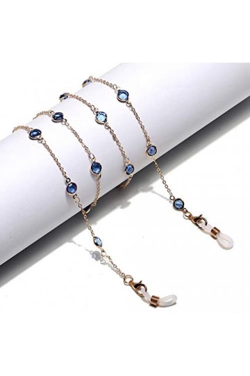 Fauhsto Chaînes de Lunettes Cordon Lunettes Femme Élégant Retenue de Lunettes Perles Support de Sangle de Lunettes