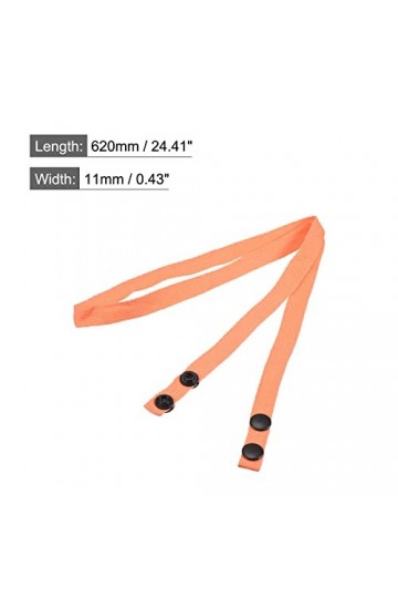 sourcing map Lunettes Support Sangle Cordon, 4Pcs 24" Lunettes Soleil Ficelle Sangle Autour Cou Lunettes Chaîne Chapeau Sangl