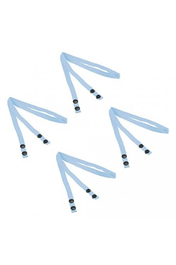 sourcing map Lunettes Support Sangle Cordon, 4Pcs 24" Lunettes Soleil Ficelle Sangle Autour Cou Lunettes Chaîne Chapeau Sangl