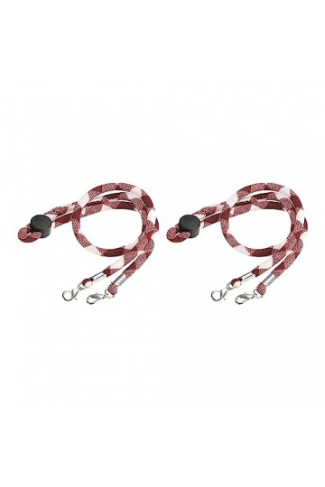 QUARKZMAN Lunettes Porte Sangle Cordon, 2pcs 24" Lunettes Soleil Ficelle Sangle Autour Cou Lunettes Sangle Chaîne Chapeau San