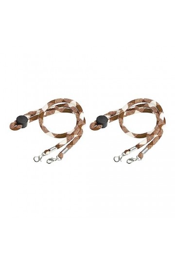 QUARKZMAN Lunettes Porte Sangle Cordon, 2pcs 24" Lunettes Soleil Ficelle Sangle Autour Cou Lunettes Sangle Chaîne Chapeau San