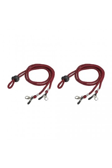 QUARKZMAN Lunettes Porte Sangle Cordon, 2pcs 33" Lunettes Soleil Ficelle Sangle Autour Cou Lunettes Sangle Chaîne Chapeau San