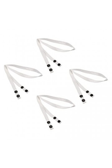 sourcing map Lunettes Support Sangle Cordon, 4Pcs 24" Lunettes Soleil Ficelle Sangle Autour Cou Lunettes Chaîne Chapeau Sangl