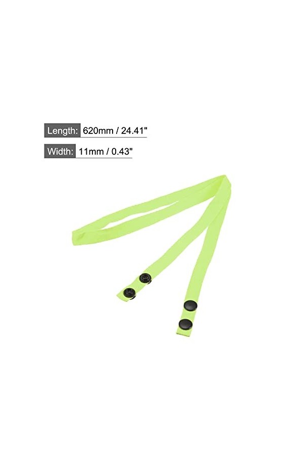 sourcing map Lunettes Support Sangle Cordon, 4Pcs 24" Lunettes Soleil Ficelle Sangle Autour Cou Lunettes Chaîne Chapeau Sangl