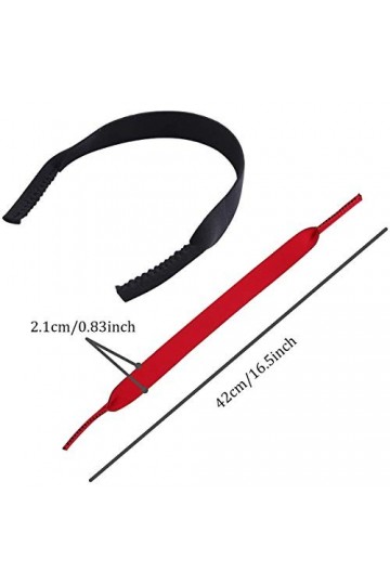 Liwein Chaîne de Lunettes,8 Pièces Sangle de Lunettes élastiques Néoprène Corde Tressée Cordon à Lunettes de Soleil pour Femm