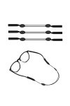 KAIAIWLUO Sangle de Lunettes,3 PCS Cordon Lunettes de Soleil Réglable Lunettes Cordon Porte-lunettes Sangle Sport Lunettes Co