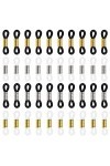 AWAVM Lot de 40 boucles de lunettes réglables, accessoires de longe pour anneau de lunettes, manchon de chaîne de lunettes en