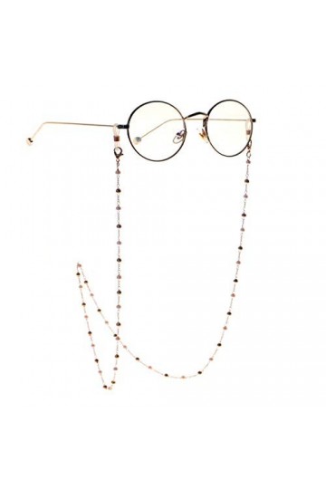 Fauhsto Chaîne de Lunettes Femme Lunettes en Chaîne Chaîne pour Lunettes Perle Lunettes De Soleil Sangle Cordon pour Lunettes
