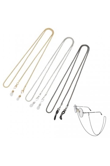 GNHG Pack 3 Chaîne De Lunettes, Chaîne De Masque Haut De Gamme, Chaîne De Lunettes,Chaîne De Lunettes Femme, Chaîne De Lunett