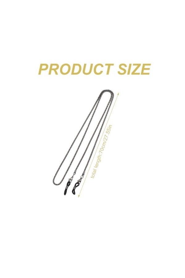 GNHG Pack 3 Chaîne De Lunettes, Chaîne De Masque Haut De Gamme, Chaîne De Lunettes,Chaîne De Lunettes Femme, Chaîne De Lunett