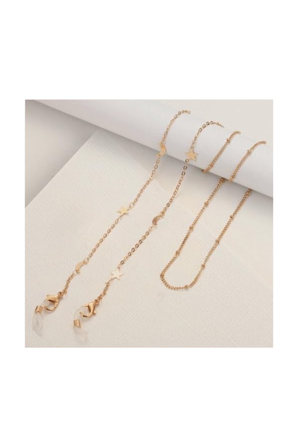 Lunettes Chaîne Pour Femmes Lunettes De Sangle Cordon De Verre Lonyard Metal Eyewear Chains Collier Accessoires Pour Femmes