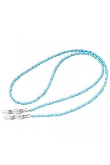 XTYPE Cordon de lunettes pour femmes - Chaîne de cou perlée - Anti-perte - Élégante sangle de lunettes de soleil couleur : b