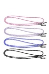 Housoutil 4 Pièces Lunettes De Soleil Noires Masque Violet Lunettes Violettes Chaîne De Lunettes Corde Collier De Lunettes De