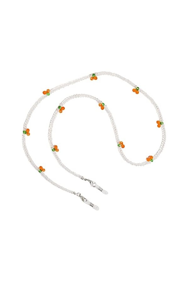 Milageto Chaîne de lunettes Lunettes de retenue Longe Porte-sangle pour lunettes Chaîne de lunettes créative pour anniversair