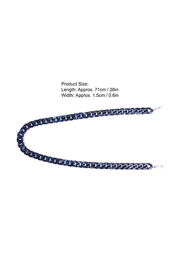 Chaîne de lunettes, chaîne de couverture de visage ferme et durable pour accessoire de lanière de lunettes de soleil pour la 