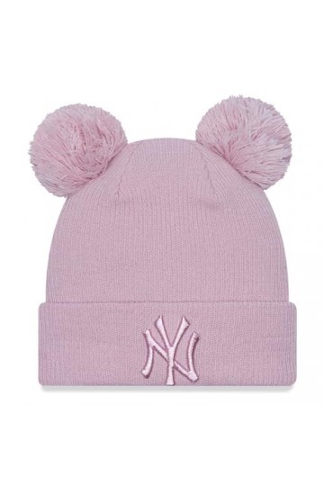 New Era Femme Bonnet dhiver Bobble Beanie - NY Yankees